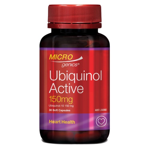 Microgenics Ubiquinol Active 150mg 30 Soft Capsules